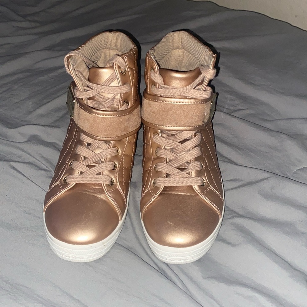 Bebe “Dianica” Rose Gold Shoes